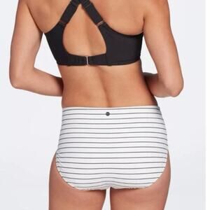 CALIA by Carrie Underwood Power Sculpt High-Rise Bikini Bottoms striped size XL